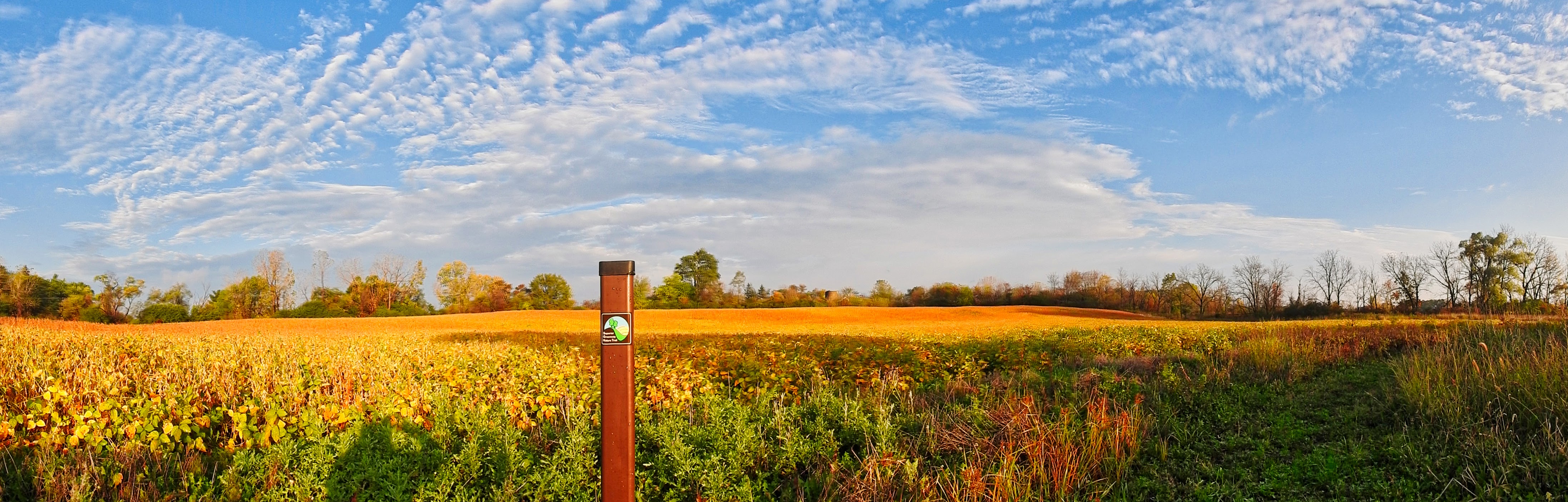 JRSNP-SGNP Trail Marker landscape by M. Even